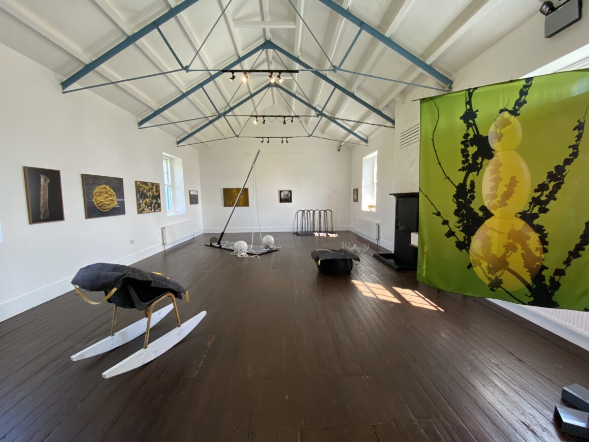 Fiona Mulholland, ‘In Search of Pearls & Future Fossils’, installation view; photograph by Jacqui Devenney Reed, courtesy of the artist and Artlink.
