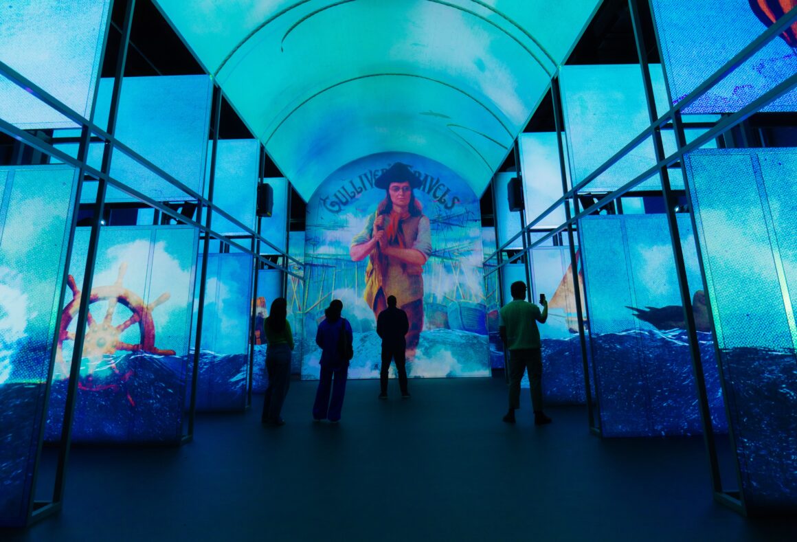 The Book of Kells Experience; image courtesy and copyright of Trinity College Dublin.