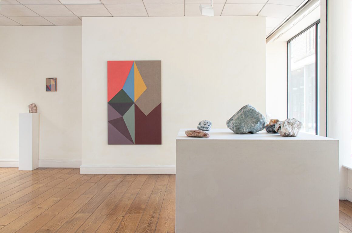 5. orla whelan, coloured into shape, install view 7