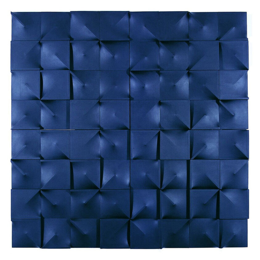 Roy johnston. sixteen rotated forms (i), (ii), (iii), (iv). 1975. acrylic on cotton duck