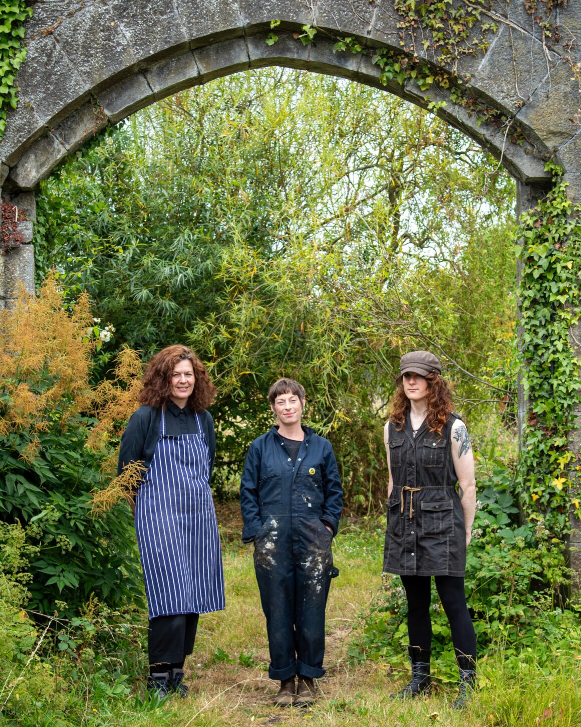 Marielle MacLeman, Annie Hogg and Sylvia Maher, Making Colour residency, photo Alex Thomson