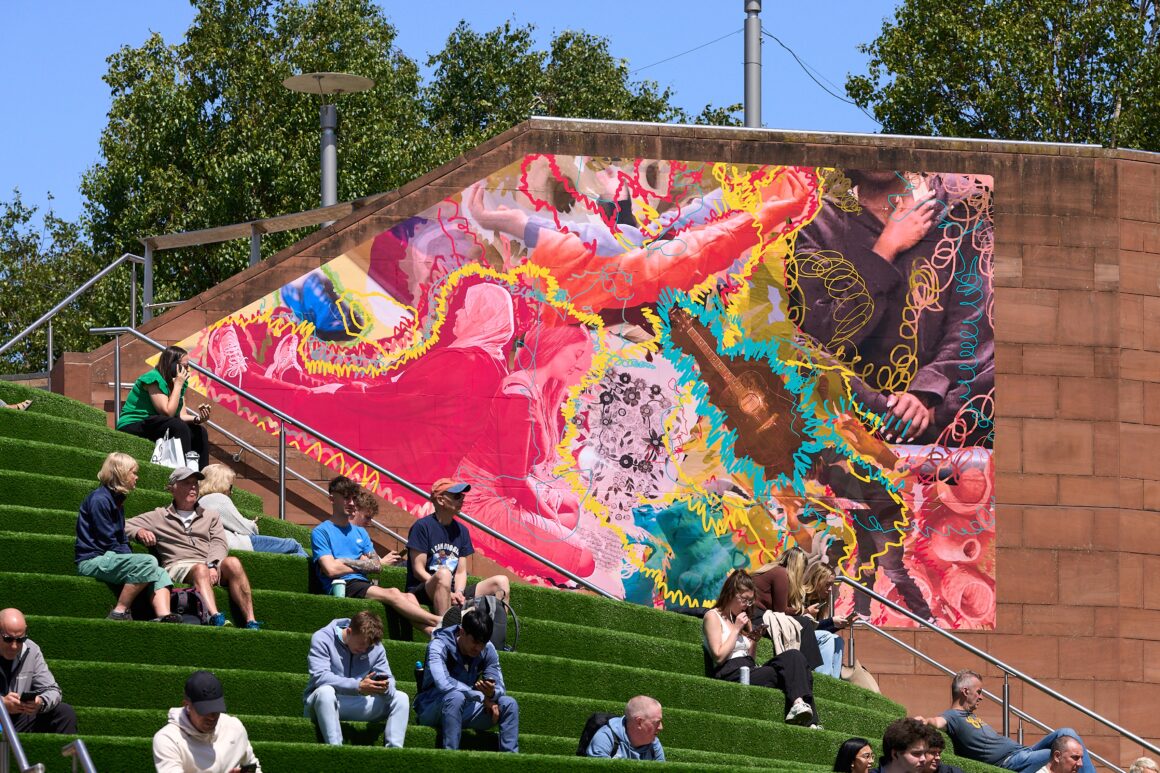 Alice Rekab, ‘Bunchlann,Buncharraig’, 2025. Liverpool Biennial 2025 at Liverpool ONE. Photography by Rob Battersby. (1)