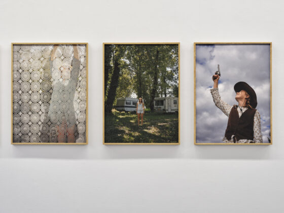 Dragana Jurišić, ‘The Last Balkan Cowboy’, Installation view, January 2025; photograph by Ros Kavanagh, courtesy of the artist and Temple Bar Gallery + Studios.