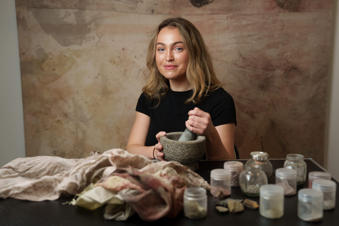 Áine Osborne; photograph by Fran Veale, image courtesy of The Hive.
