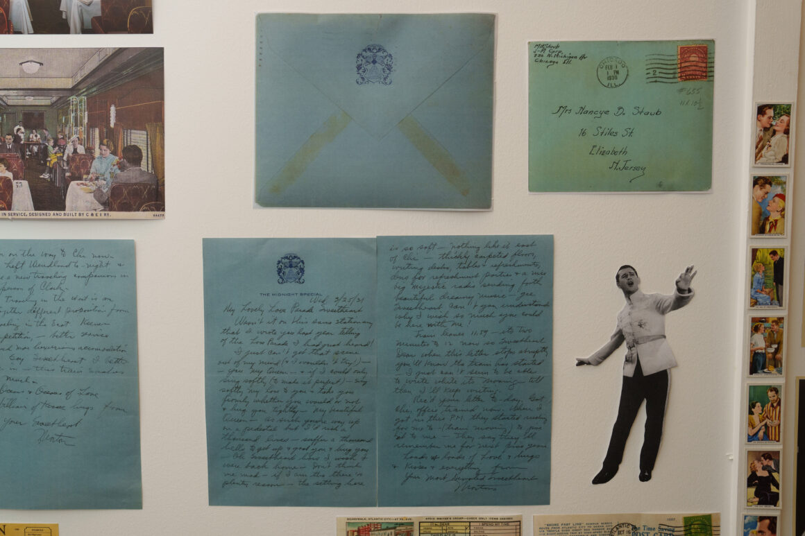 Work in progress, Joanne Betty Conlon; photograph by Fran Veale, image courtesy of The Hive.