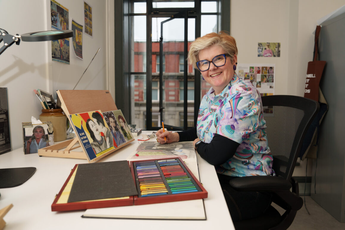 Joanne Betty Conlon; photograph by Fran Veale, image courtesy of The Hive.